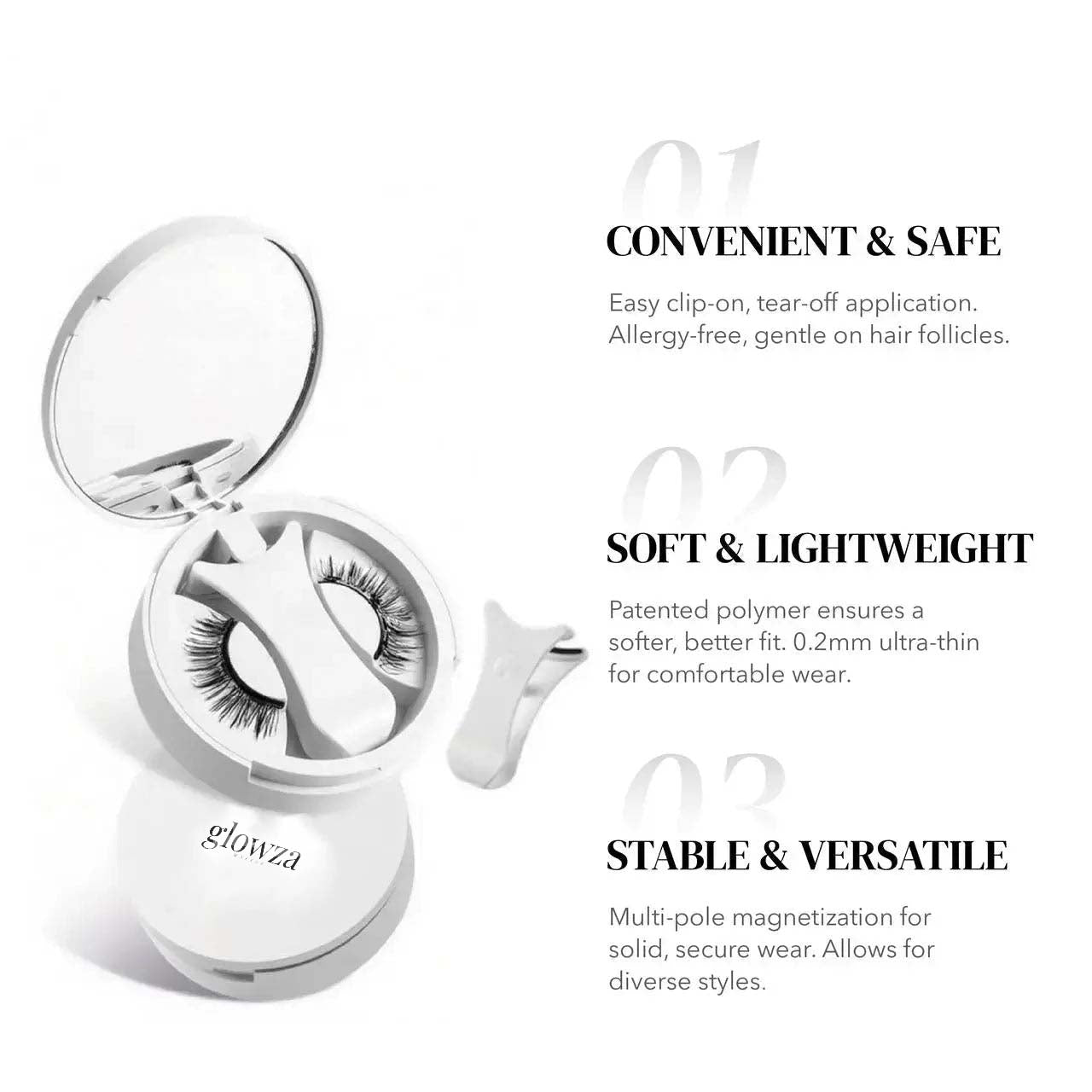 Classy Winged Magnetic False Lashes