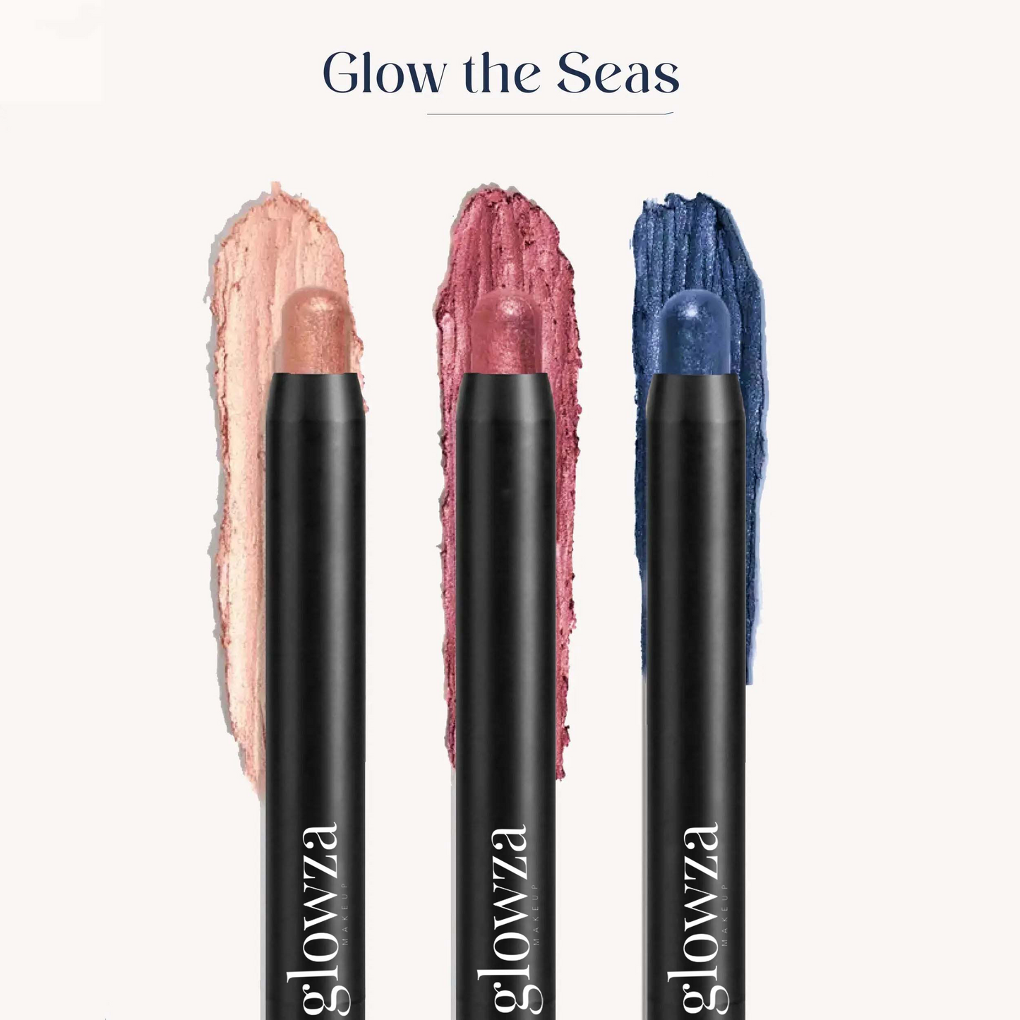 Sparkle Trio: 3-Piece Glitter Cream Eyeshadow Stick Set