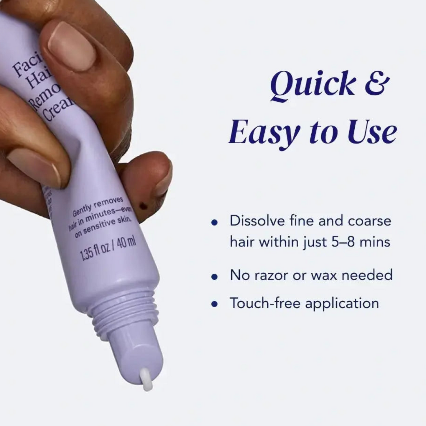 Painless Hair Removal Cream for Face