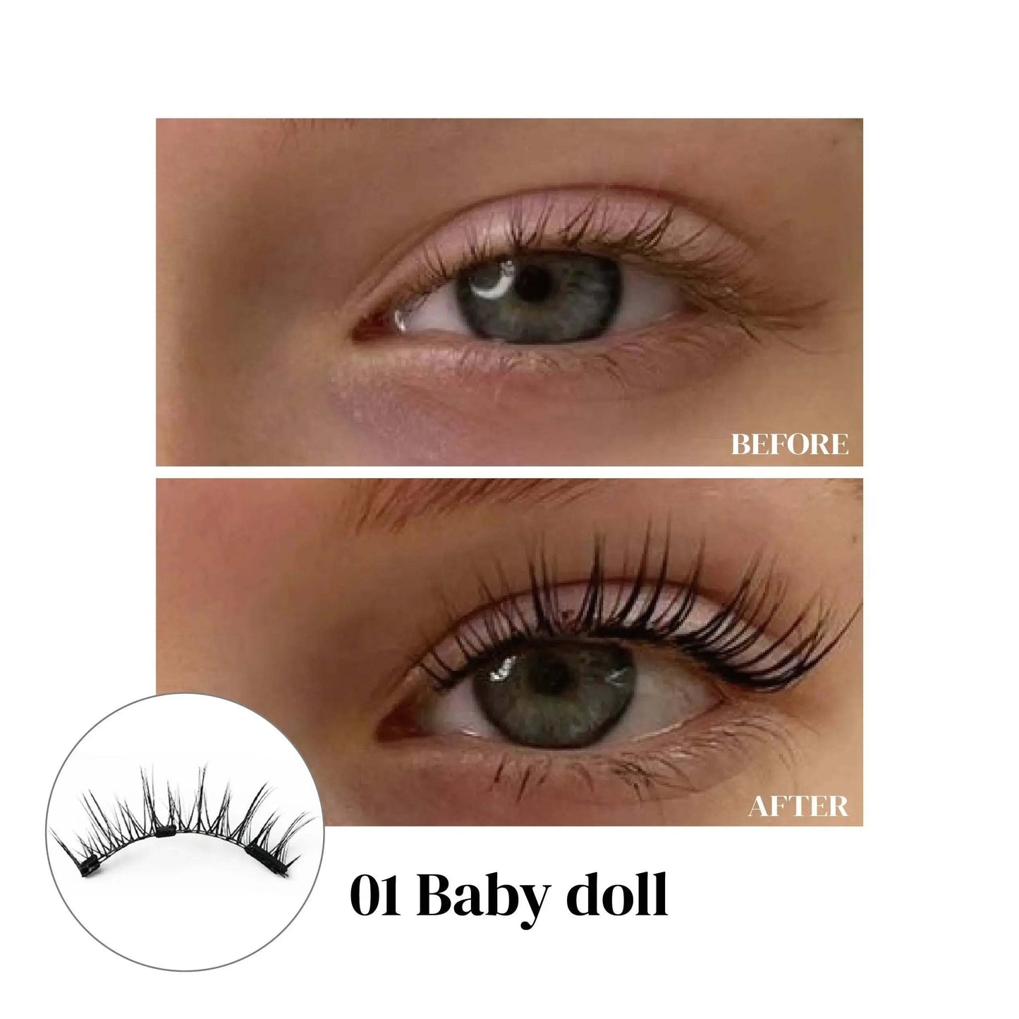 Classy Winged Magnetic False Lashes