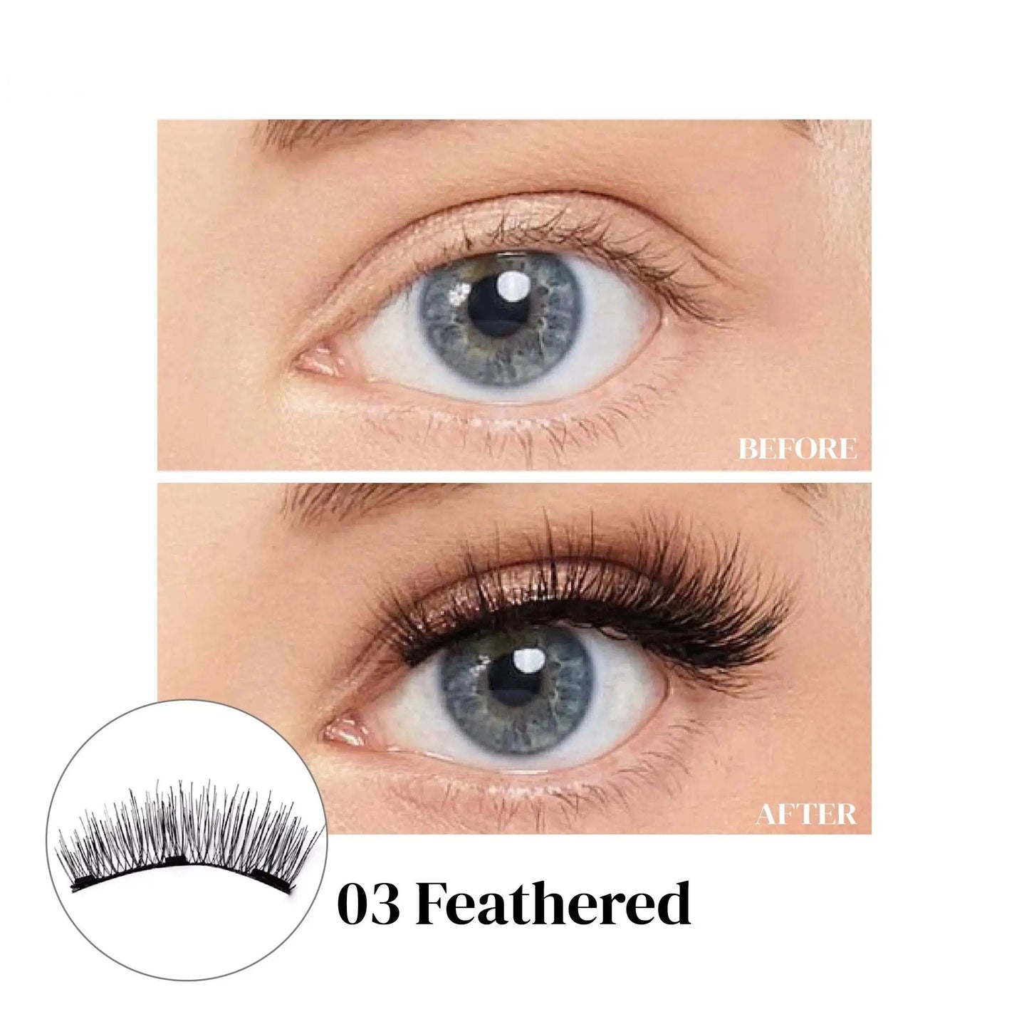 Classy Winged Magnetic False Lashes