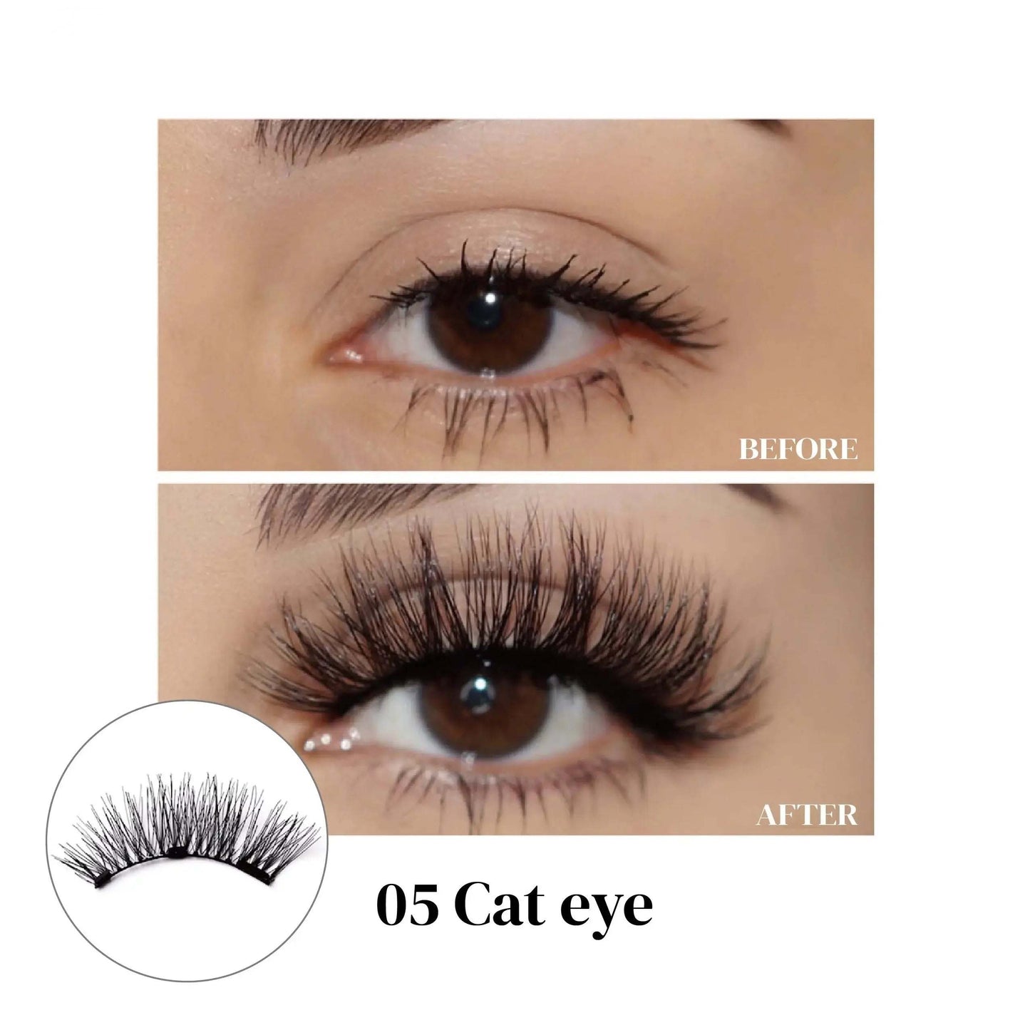 Classy Winged Magnetic False Lashes