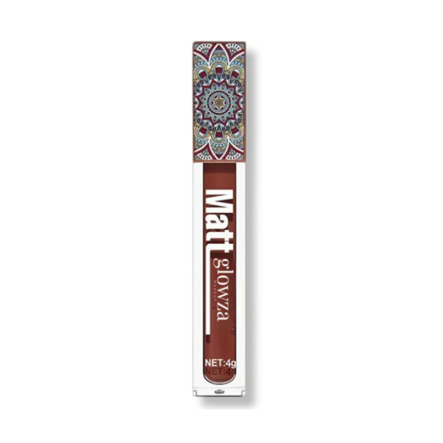 Matte Lip Gloss Set - Pink, Peach & Brown with Mica
