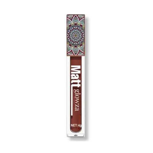 Matte Lip Gloss Set - Pink, Peach & Brown with Mica
