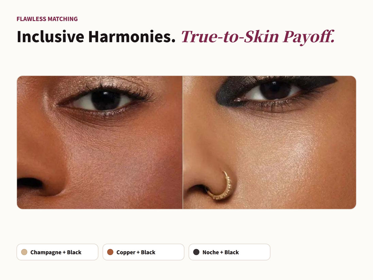 Glowza Glam Duo Kajal & Shadow Stick — Curated for All Skins. Harmonious Shades.