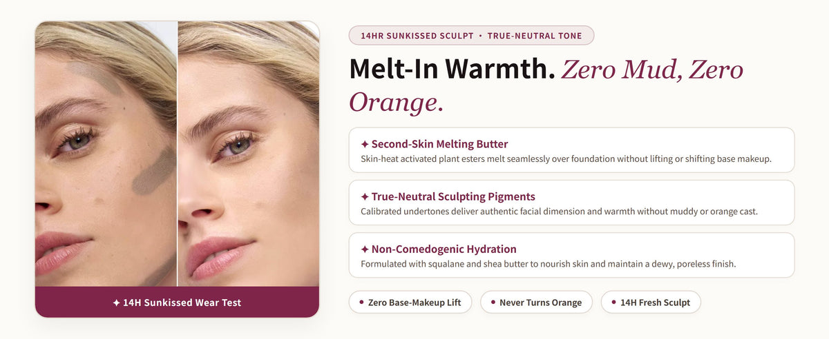 Glowza Glow Sculpt Cream Bronzer Stick — Proven Performance. Real Skin. Real Confidence.