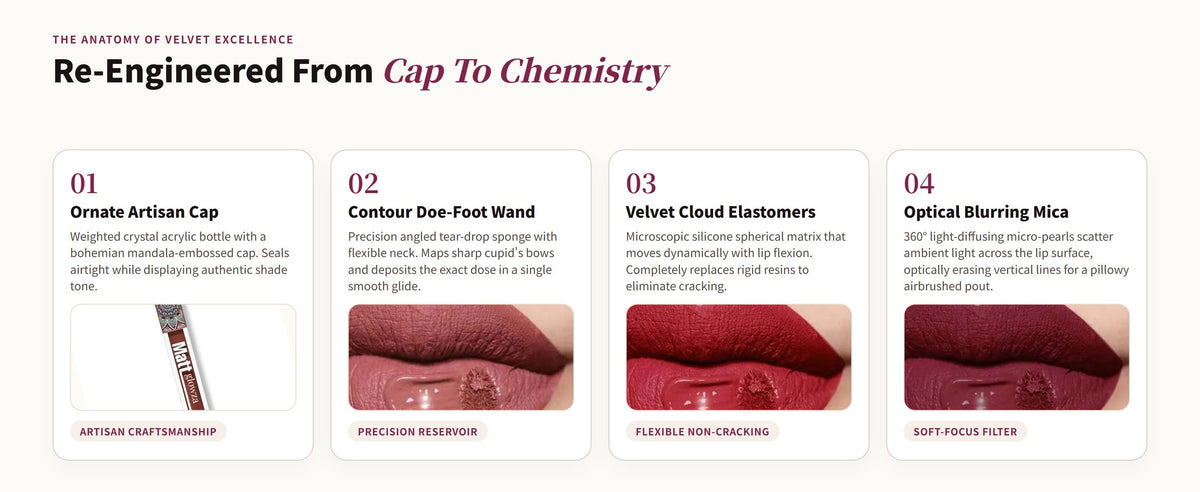 Glowza Long-Wear Matte Lip Gloss — Re-Engineered From Cap To Chemistry