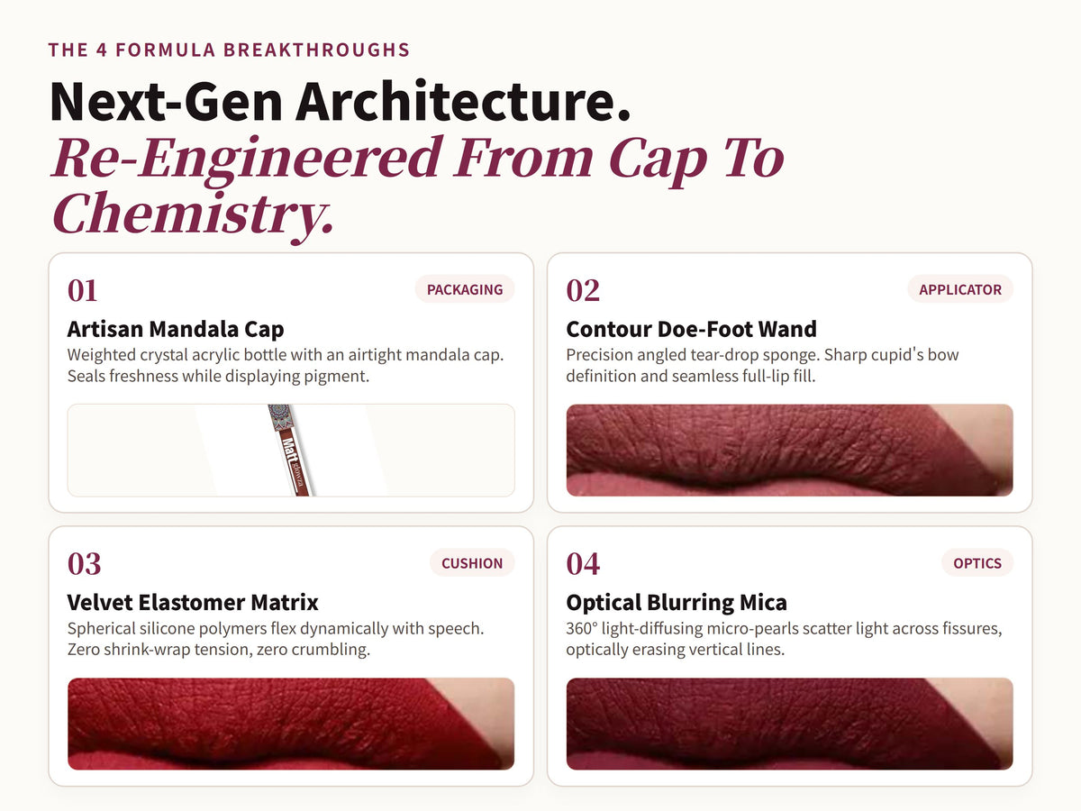 Glowza Long-Wear Matte Lip Gloss — Re-Engineered From Cap To Chemistry