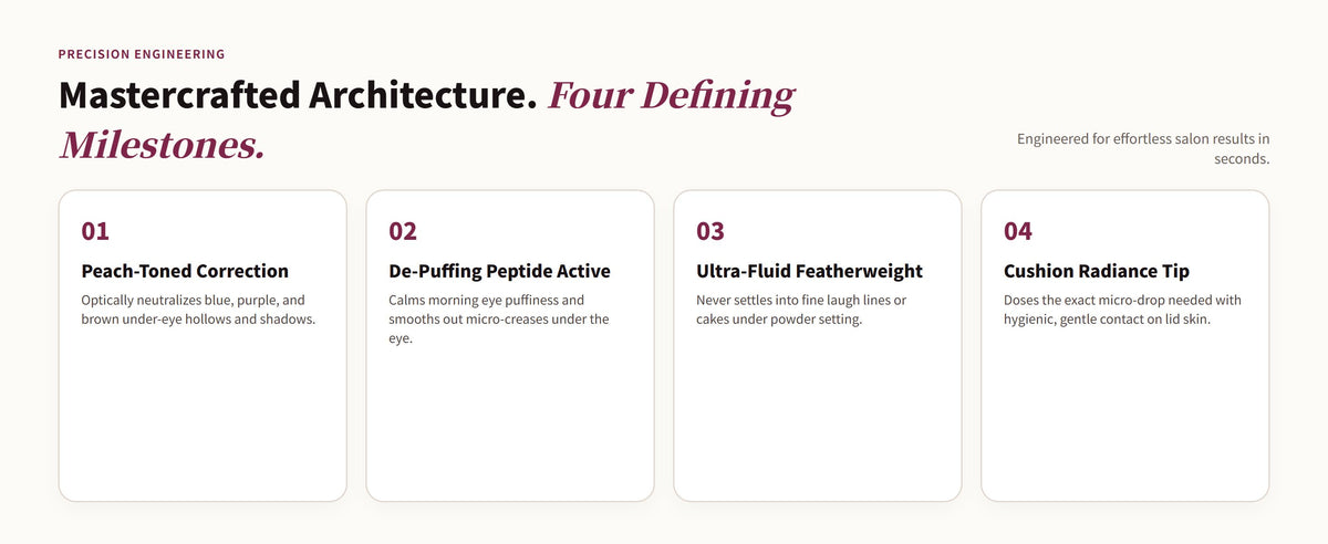 Glowza Under Eye Brightener — Artisan Architecture. Four Defining Milestones.
