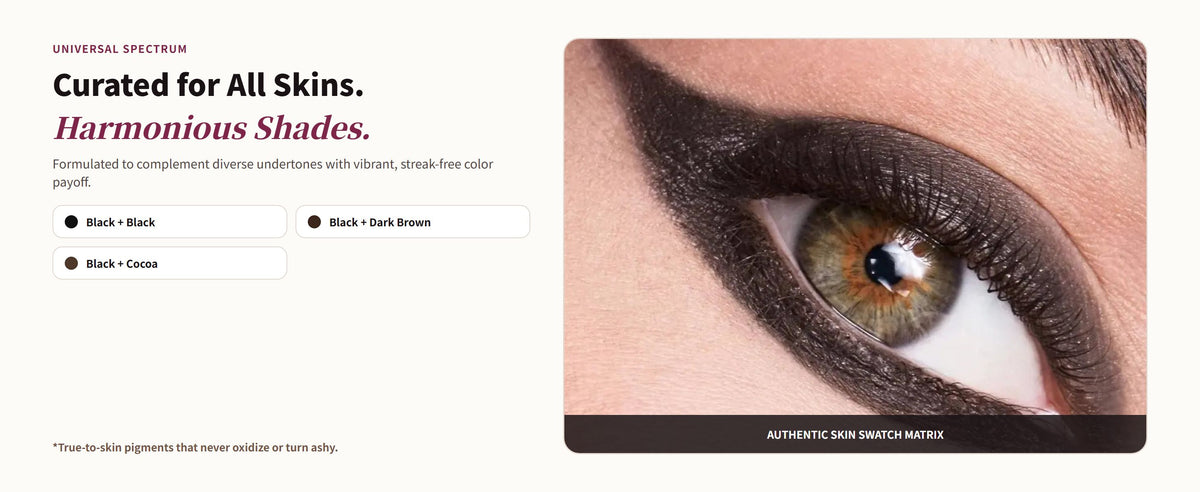 Glowza Waterproof Kajal Eyeliner Duo — Curated for All Skins. Harmonious Shades.