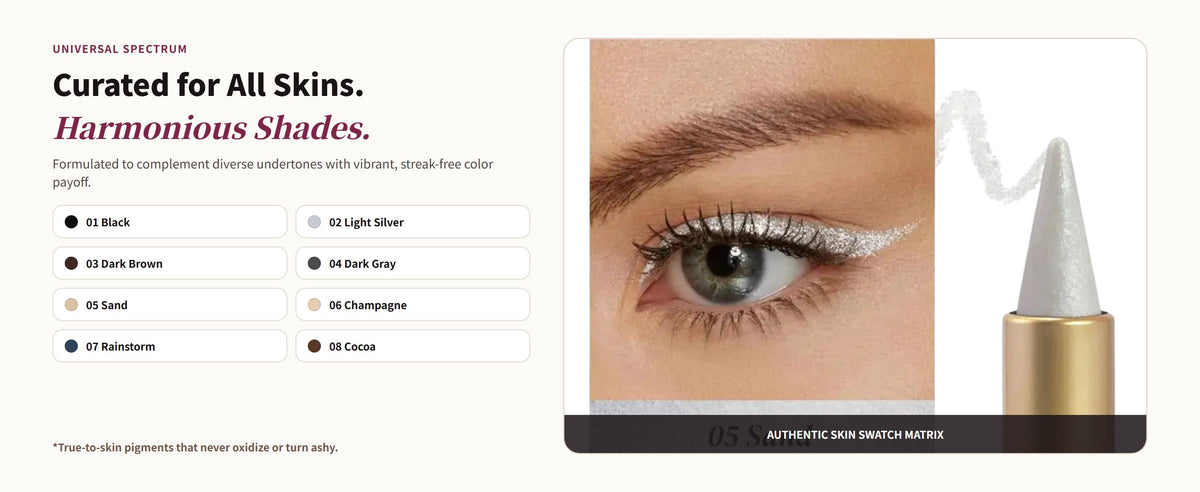 Glowza Waterproof Kajal Eyeliner — Curated for All Skins. Harmonious Shades.
